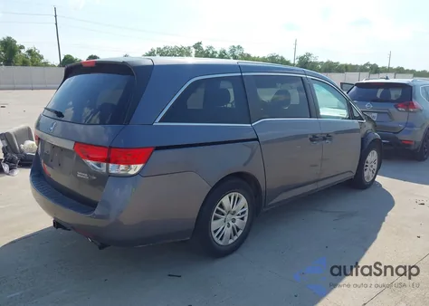 2016 Honda Odyssey Lx z USA, uszkodzony, nr VIN 5FNRL5H2XGB081909